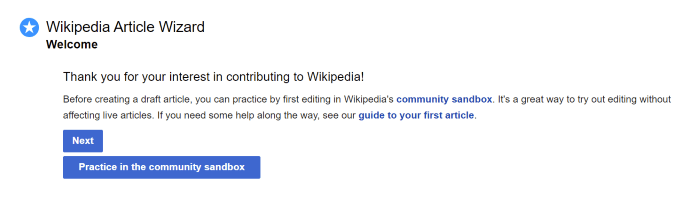 hogyan hozzunk létre egy wikipédia-oldal cikkvarázslót